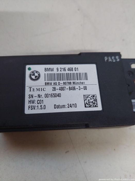Modul Scaun Fata Bmw 7 V (F01, F02, F03, F04) [ 2008 - 2015 ] Oem