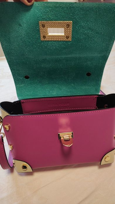 Geantă piele naturală, crossbody, nouă!