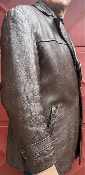 Geaca de piele marime mare