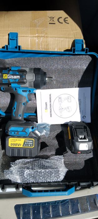 Гайковерт GISAM 2800 Nm, Безчетков мотор!