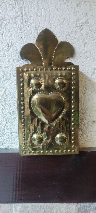 Старинен държач за голяма кибритена кутия