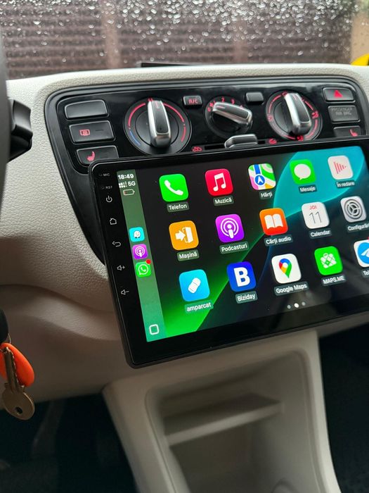 Navigatie android VW UP Waze YouTube