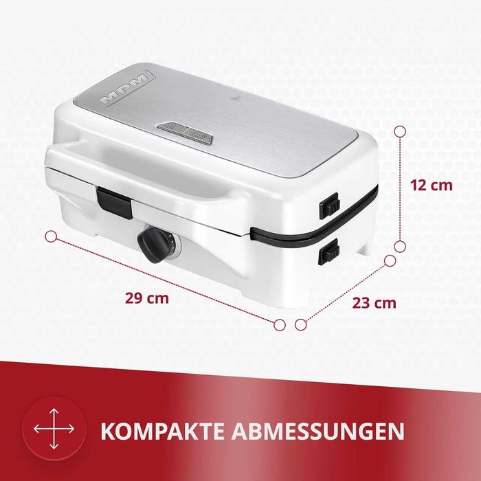 Уред за сандвичи 3 в 1 MPM MOP-33M 1200W Гофретник Сандвич мейкър