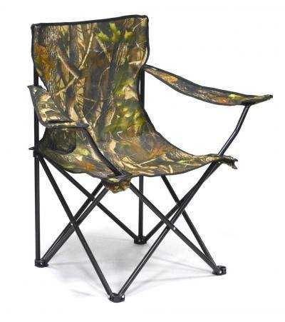 Сгъваем удобен рибарски стол камуфлаж - къмпинг стол, плажен стол