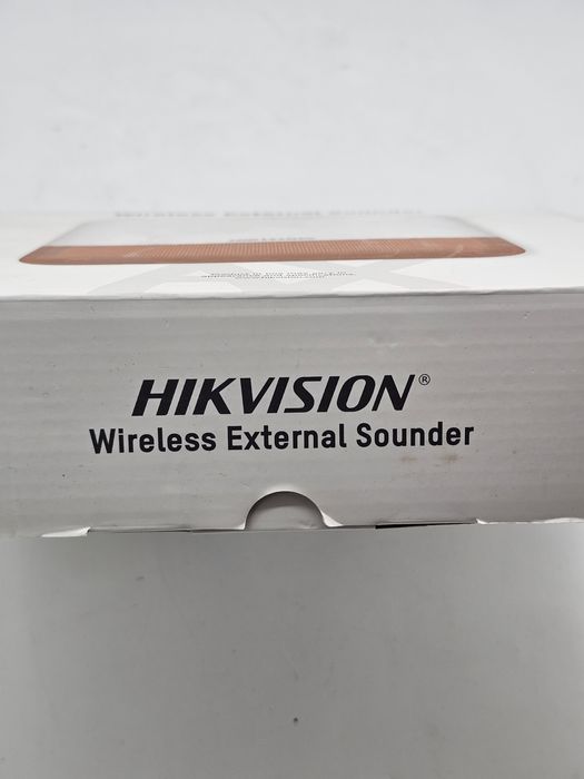 Sirena de exterior HIKVISION AX PRO, wireless, Tri-X, 110 dB, 868 MHz, led portocaliu DS-PS1-E-WE-O
