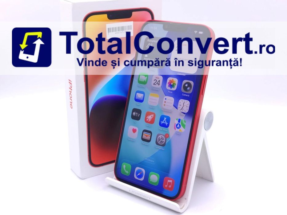 Apple iPhone 14 Plus 128GB Red 6GB Single, Garantie 24 luni | #D89743