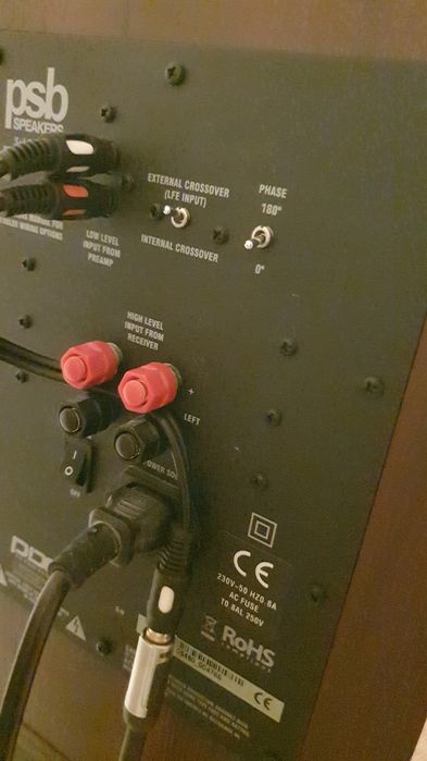 Pret PROMO  set boxe B&W 600i si subwoofer activ PSB