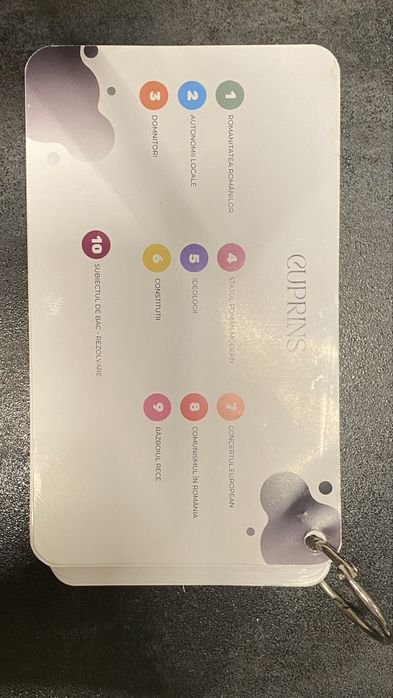 Bac card  sinteza Istorie