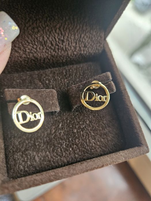 Cercei de aur Dior