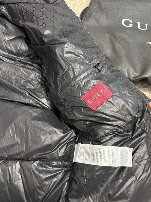 Geaca de iarna Gucci cu puf natural colectie noua