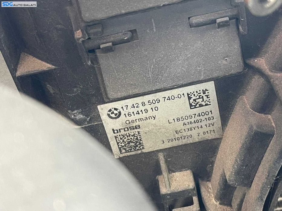 Electroventilator Ventilator BMW Seria 5 F10 F11 520 2.0 i 2009 - 2017 Cod 8509740 1742850974001 [C5320]