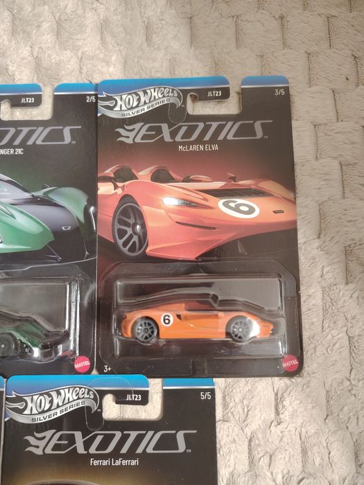 Колички Hot Wheels EXOTICS