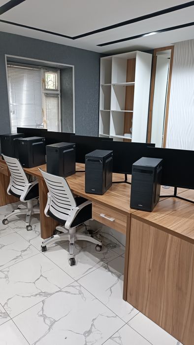 5 компютеров i3 + 24″ мониторы + периферия | Полный офисный комплект