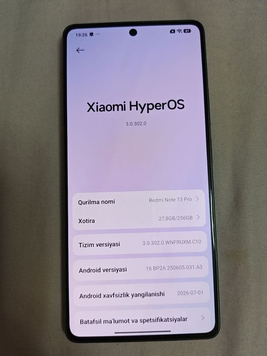 Redmi note 13 pro 256/16