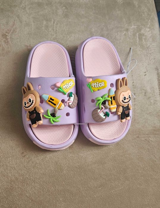 Papuci lila, marime 26-27