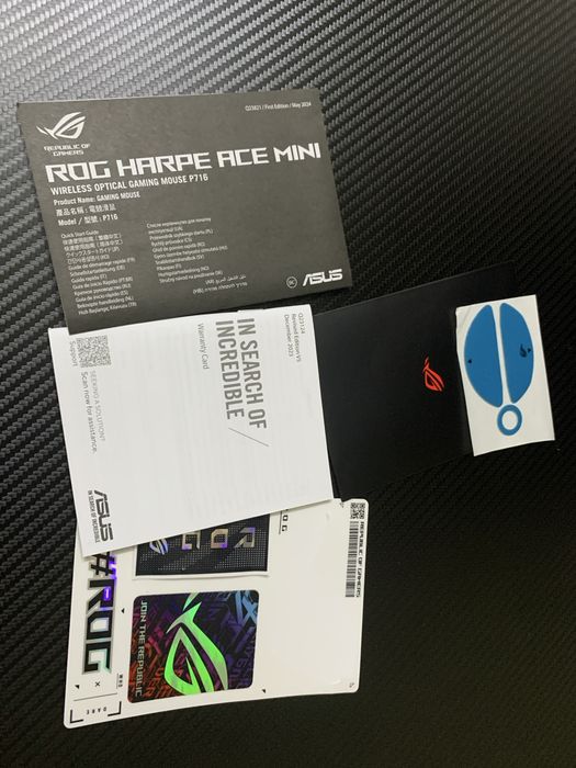 Mouse Gamimg Rog Harpe Ace Mini Alb