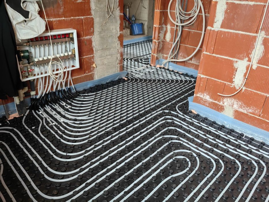 Водно подово отопление-проектиране и изграждане.