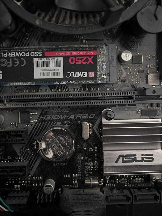 Kit Asus Prime H310M-A + cooler + i3-9100f