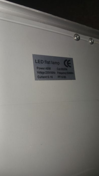 LED панели потолочные