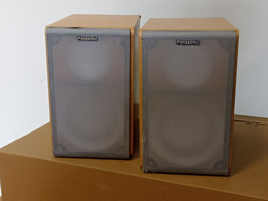 Set/PerecheBoxeAudio-Raft SB-PM21, 6ohmi, 2x40W, impecabile, cu plasa protecție, originale-Panasonic.