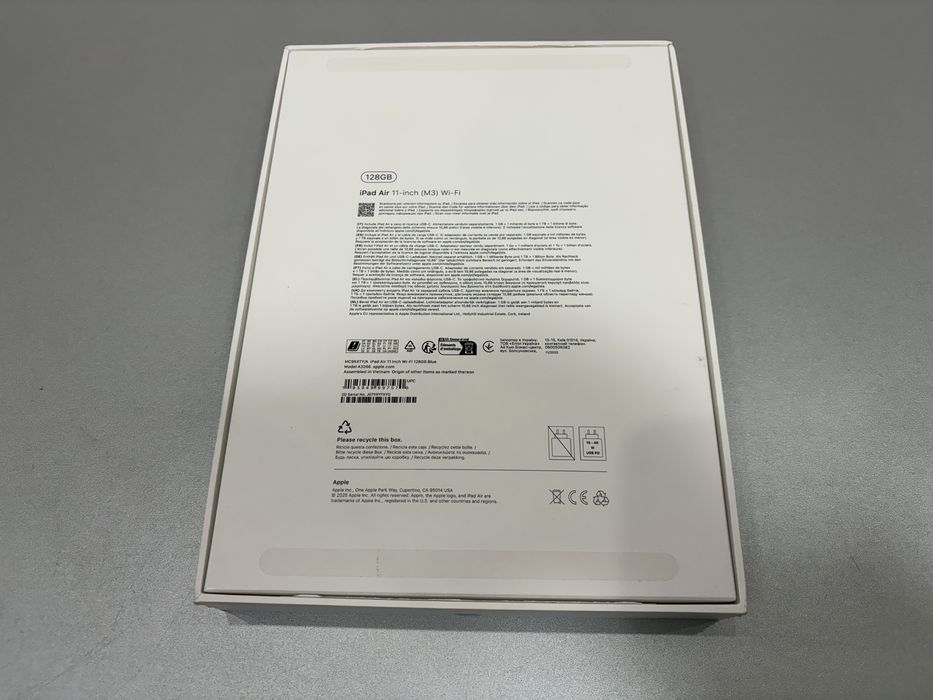 Ipad Air 11”, M3, 128GB, WiFi, Blue, nou la cutie