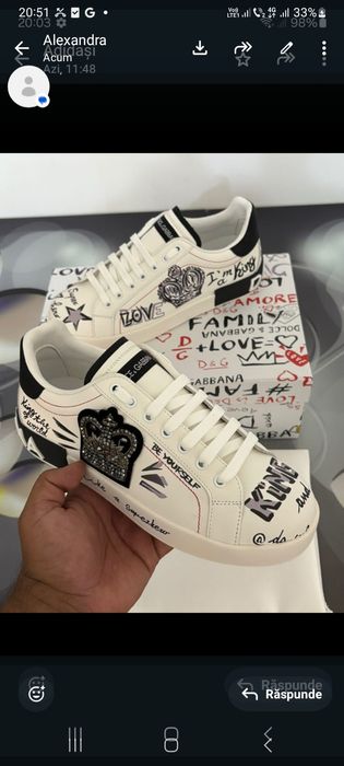 Adidasi Dolce Gabbana
