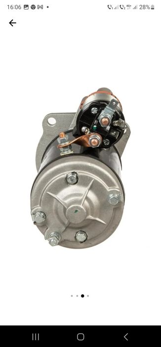 Electromotor tractor Ford Dexta, 12V 2.2kW, 11 dinti, 3 gauri de prind