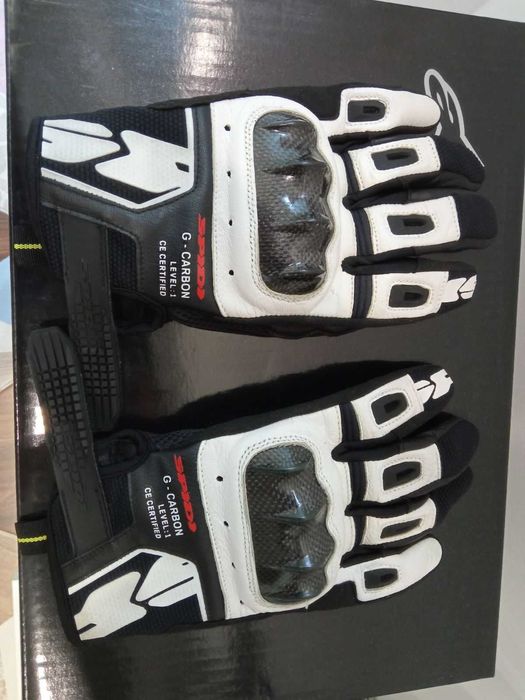 Мото ръкавици SPIDI G-CARBON WHITE Размер: M