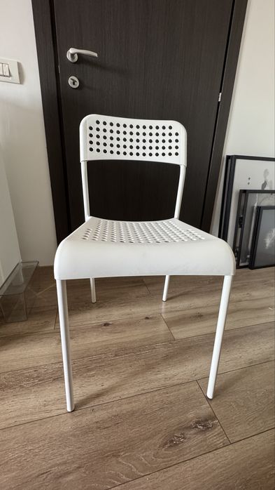 3 bucati scaun alb SANDSBERG IKEA