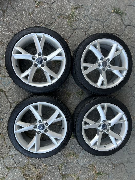 Jante aliaj 5x112mm, anvelope iarna 235/40 R18, Audi, VW, Seat, Skoda, Mercedes