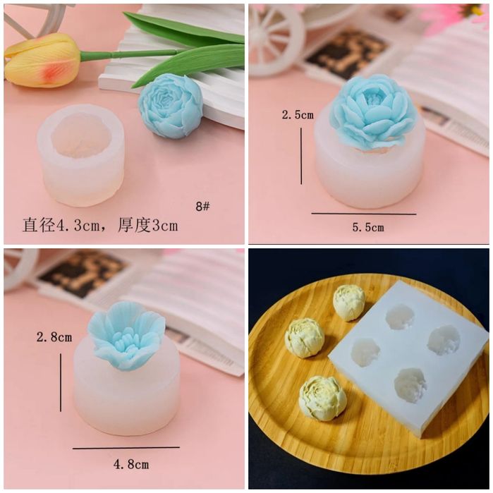 Силиконовые формы для шоколада, зефира и желейных цветов