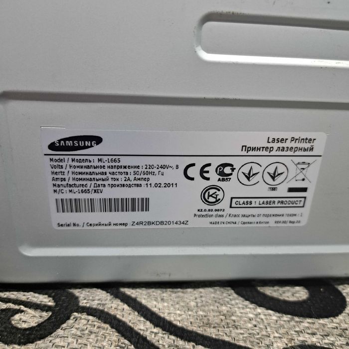 Samsung  ml1665 принтер в хорошем состоянии