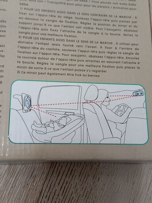 Oglindă retrovizoare pentru bebeluși