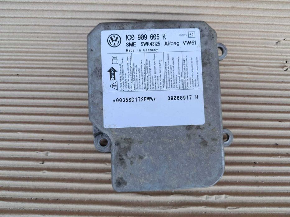 Skoda Superb, kit airbag-uri volan pasager plus ECU