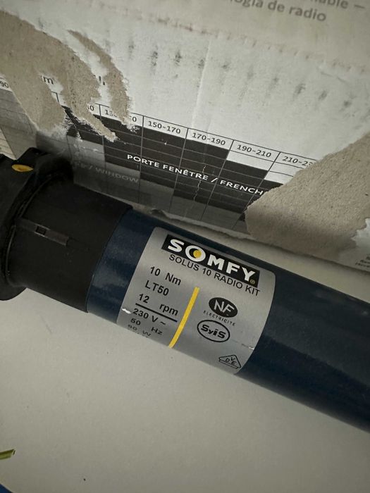 Somfy 1240388 Solus 10 Motor rulou Telecomanda Radio LT 50