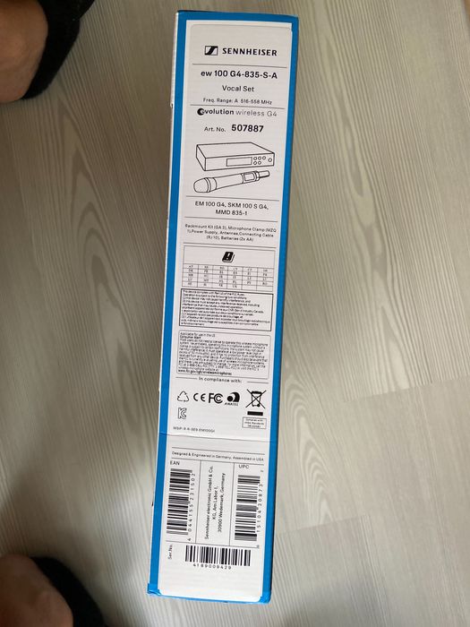 Wireless микрофон Zennheiser EW 100 G4-835-S