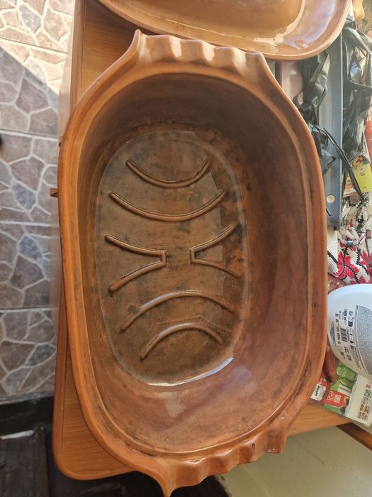 Vas roman cu capac, Kadax, Augustus, Lut, Oval,