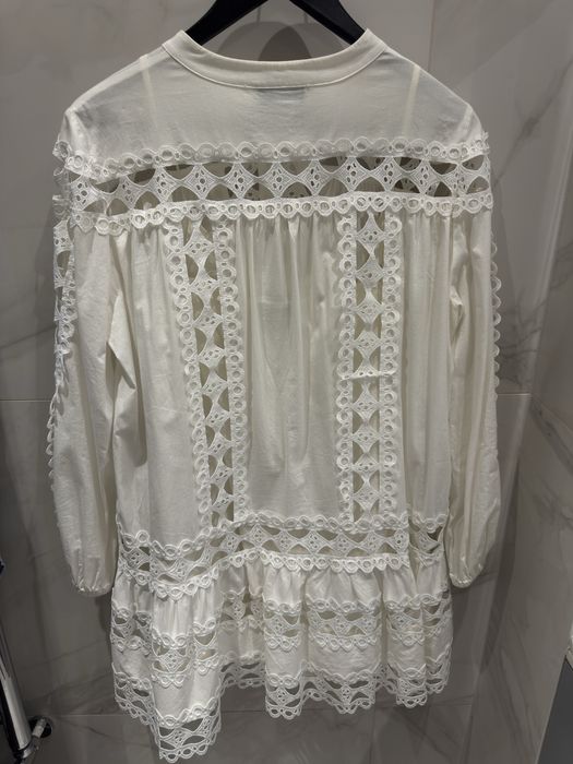 Рокля ефирна  с дантела