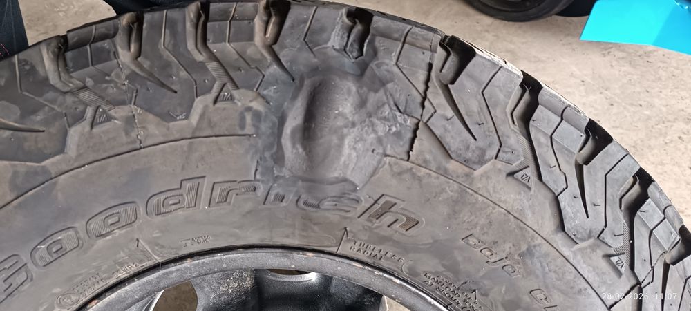 Гуми Bfgoodrich Al Terrain с джанти от Toyota Hilux