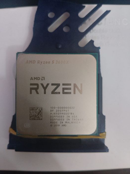 Ryzen 5 3600x в рабочем состоянии