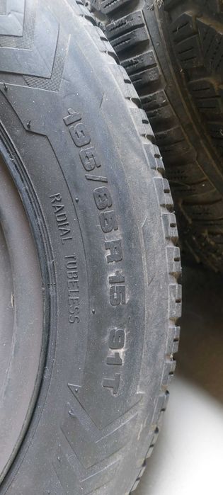 Set 4 cauciucuri+jante 195x65R15 Mazda+Mercedes+Renault