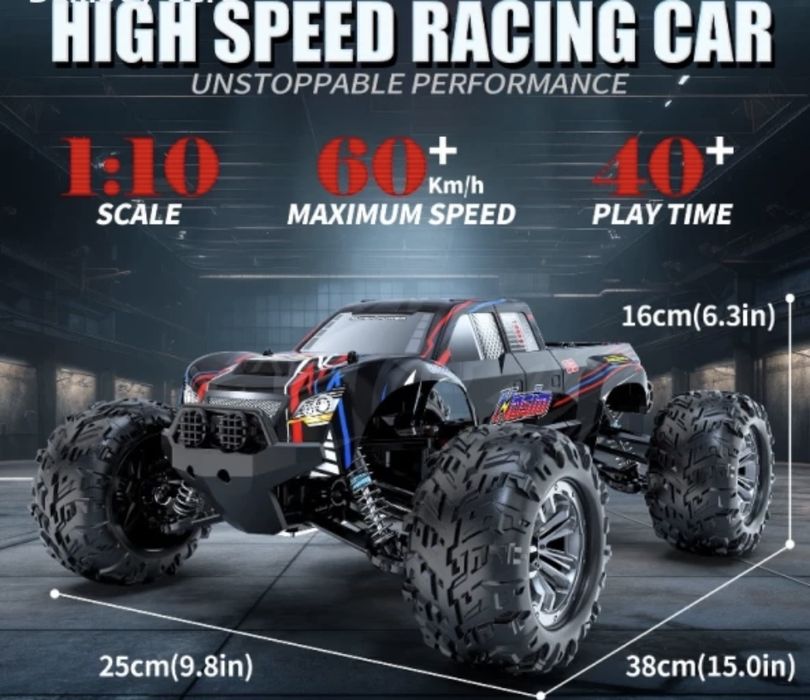 RC количка Hosim ZENO X16 1:10 безчеткова, 4x4, Off Road