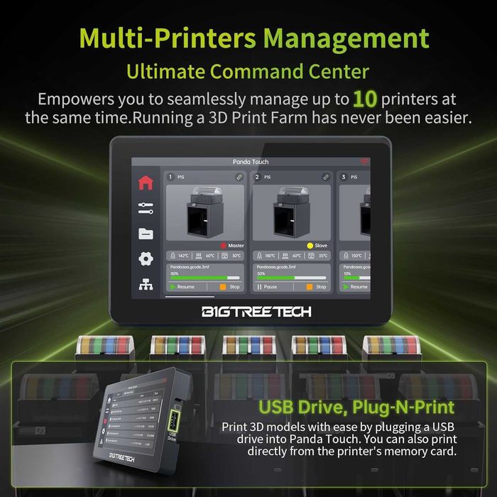 Ecran Tactil Inteligent Imprimante Bambu Lab BIGTREETECH Panda Touch