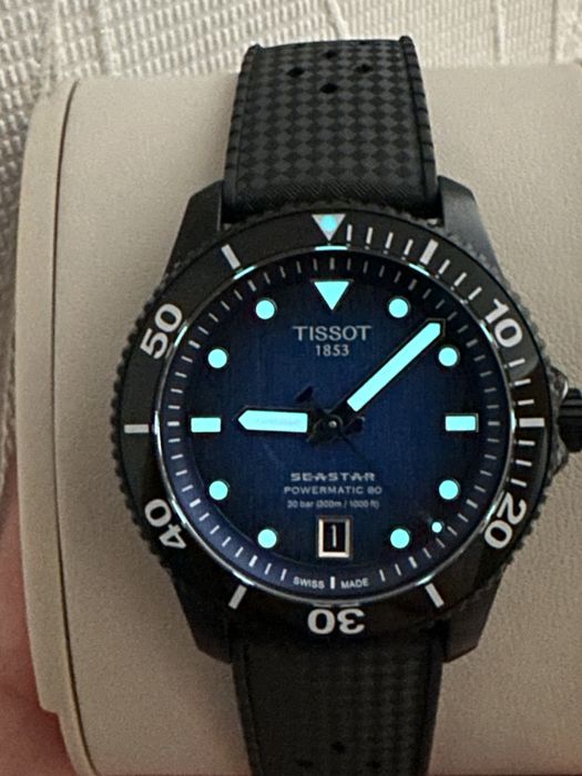 Vand ceas Tissot Seastar Sport Powermatic 80, 40Mm, Diver 300M