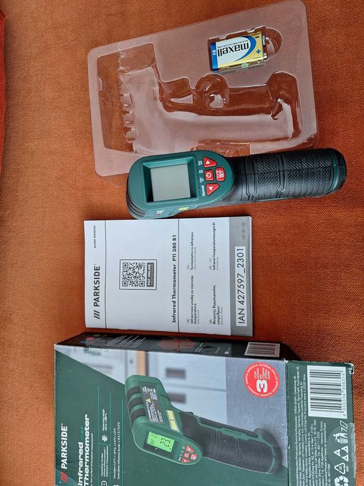 Termometru digital cu laser si infraroșu model PTI
380 B1 Parkside