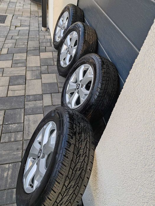 Vând set original jante/roți M+S pentru DACIA DUSTER, 215/65/16