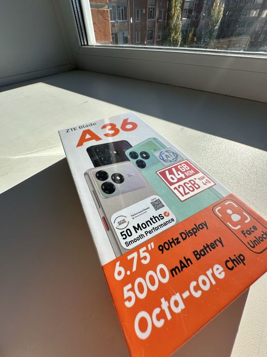 Продам телефон ZTE Blade A36 (64GB)
