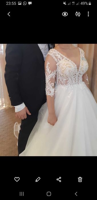 Rochie de mireasa purtata odata