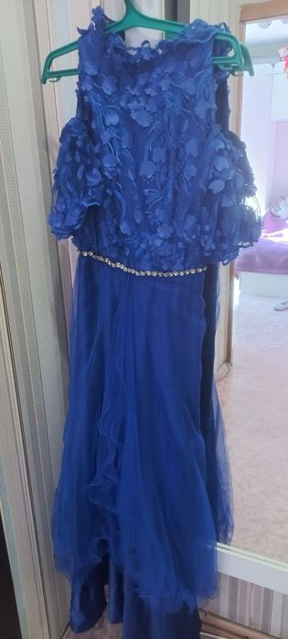 Продам синее платье