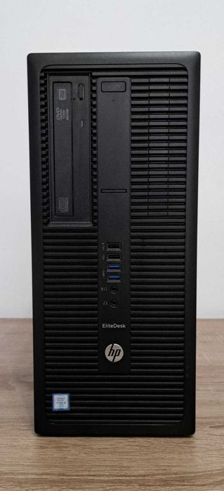 Sistem Desktop PC HP EliteDesk + Monitor Philips